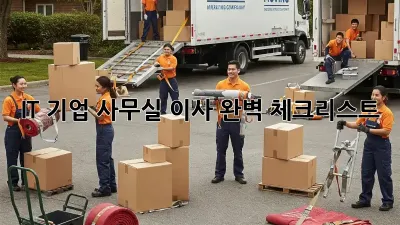 IT 기업 사무실 이사 완벽 체크리스트